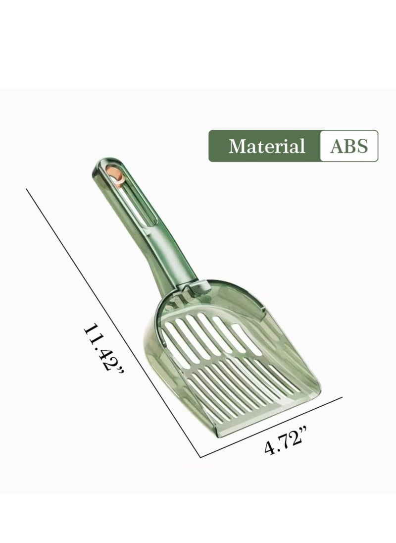 Excefore - Cat Litter Scoop, 2 Pcs Portable Cat Litter Scoop with Holes, Fast Sifting Cat Litter Scooper, Cat Litter Cleaning Tools, for Litter Box - Image 1