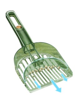 Cat Litter Scoop, 2 Pcs Portable Cat Litter Scoop with Holes, Fast Sifting Cat Litter Scooper, Cat Litter Cleaning Tools, for Litter Box