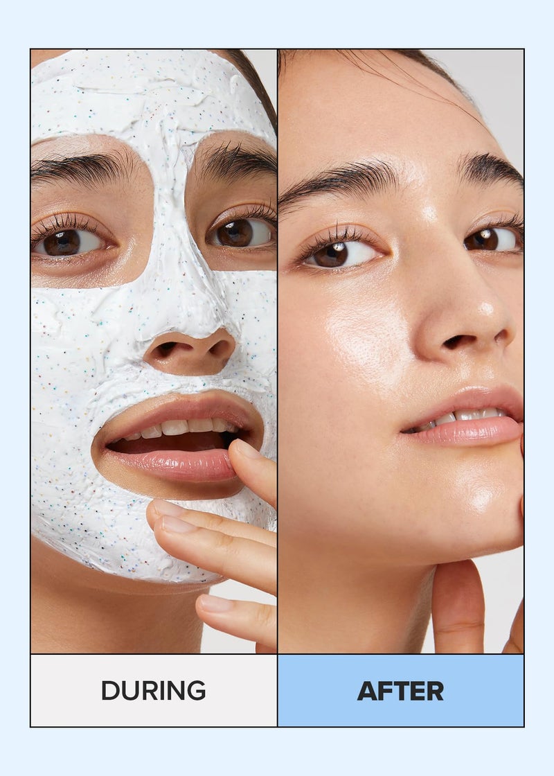 I DEW CARE قناع الوجه القابل للغسل من I DEW CARE - كيك يومي | مع حمض الهيالورونيك، العناية الذاتية بالبشرة، علاج الوجه، نباتي، خالي من القسوة، خالي من البارابين، مقشر، تنظيف عميق، هدايا صغيرة، 3.38 أونصة - Image 3