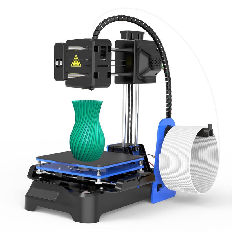 Mini Desktop 3D Printer For Kids 100x100x100mm Print Size One Key Printing With TF Card PLA Sample Filament For Beginners Household Education - Image 2