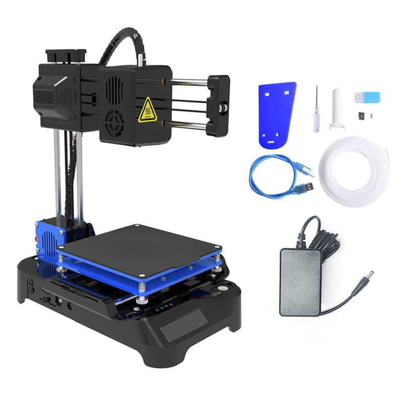 Mini Desktop 3D Printer For Kids 100x100x100mm Print Size One Key Printing With TF Card PLA Sample Filament For Beginners Household Education - Image 3