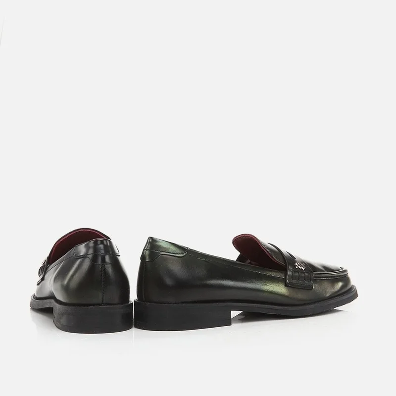 Hotiç 01AYH275810A100 Genuine Leather Black Women's Loafer