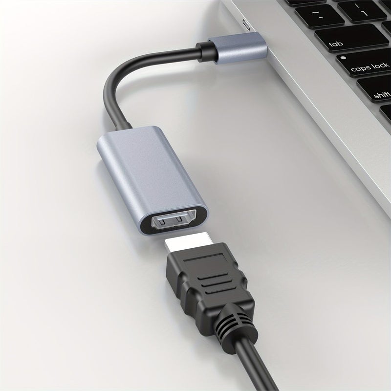 USB C to HDTV Adapter Compatible with Thunderbolt 3 4 Suitable for iPhone 15 Pro Max MacBook Pro Air 2023 iPad Pro iMac S23 XPS 17 Surface Book 3 and More Gray - Image 4