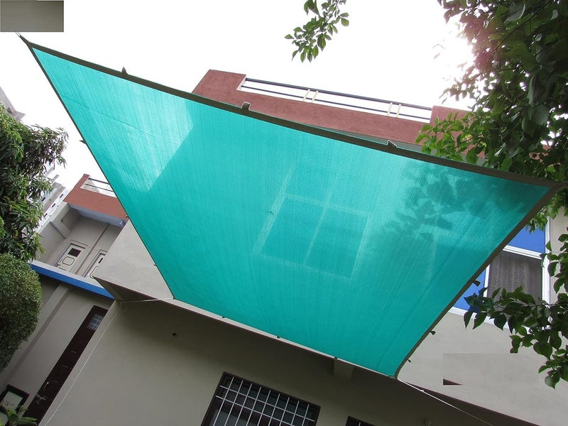 THE KD HOUSE Shade NET Make Your Comfortable and Cool by Blocking 75 UV Garden NET Sunlight and Protecting from dust and Outdoor ElementMade with Knitted HDPE Breathable Fabric 15 X 20 Green
