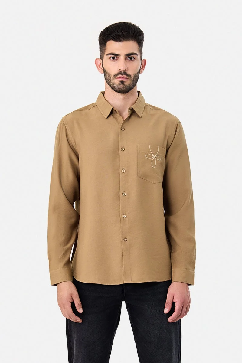 SNITCH Embroidered Regular Fit Shirt