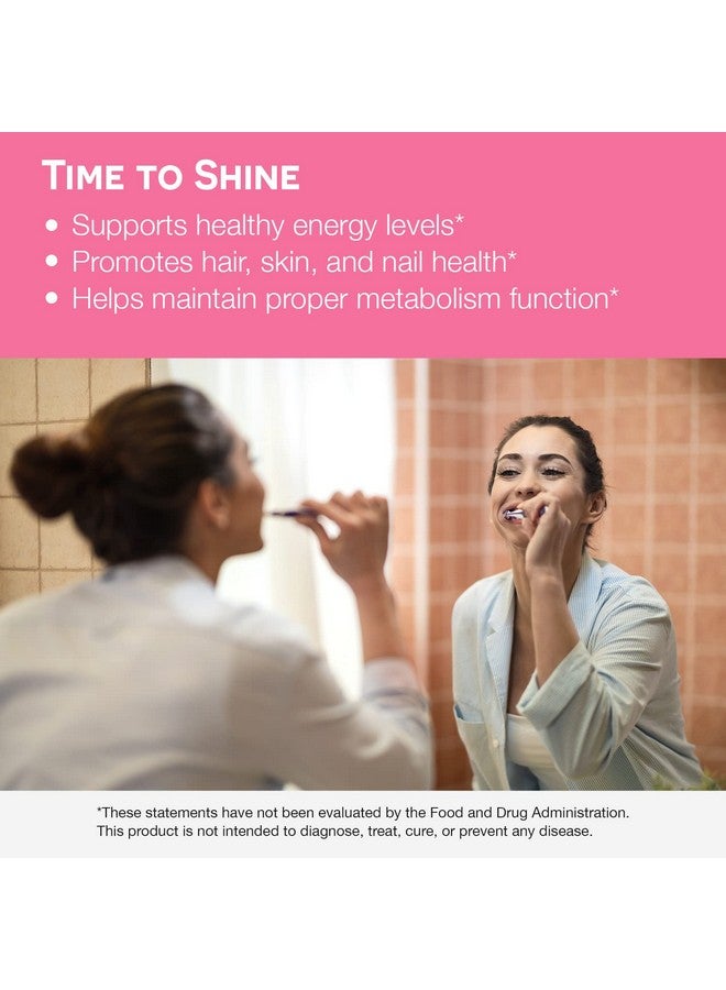 EZ Melts Dissolvable Biotin 5,000 mcg, Hair, Skin & Nail Support, Sugar-Free, 3-Month Supply - Image 2