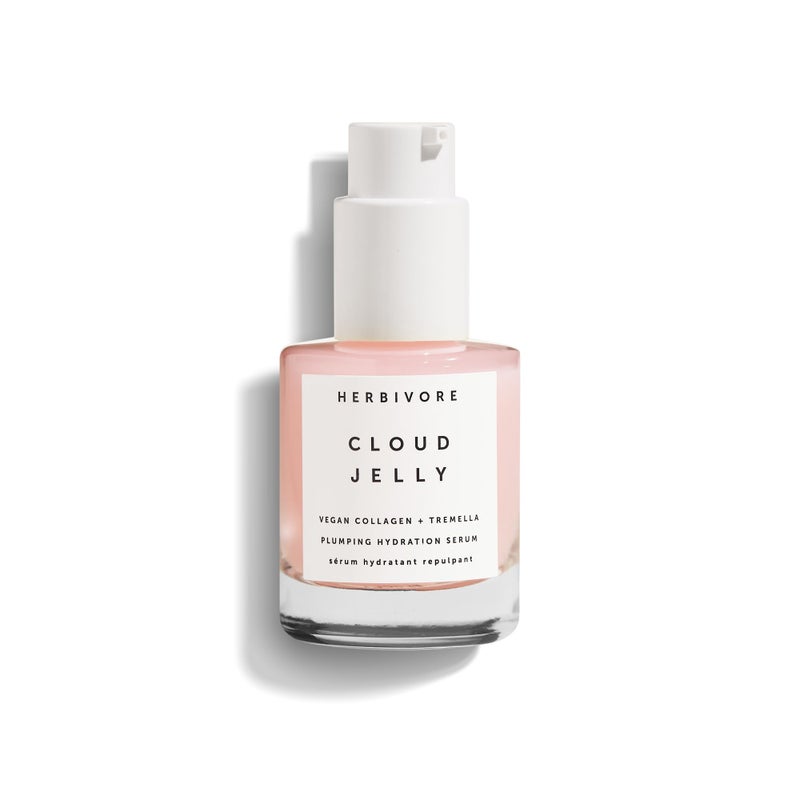 HERBIVORE Cloud Jelly Plumping Hydration Serum  Tremella Mushroom  Strawberry Extract Lightweight Deep Hydration for All Skin Types  Vegan PlantBased  CrueltyFree 30 mL  1 oz