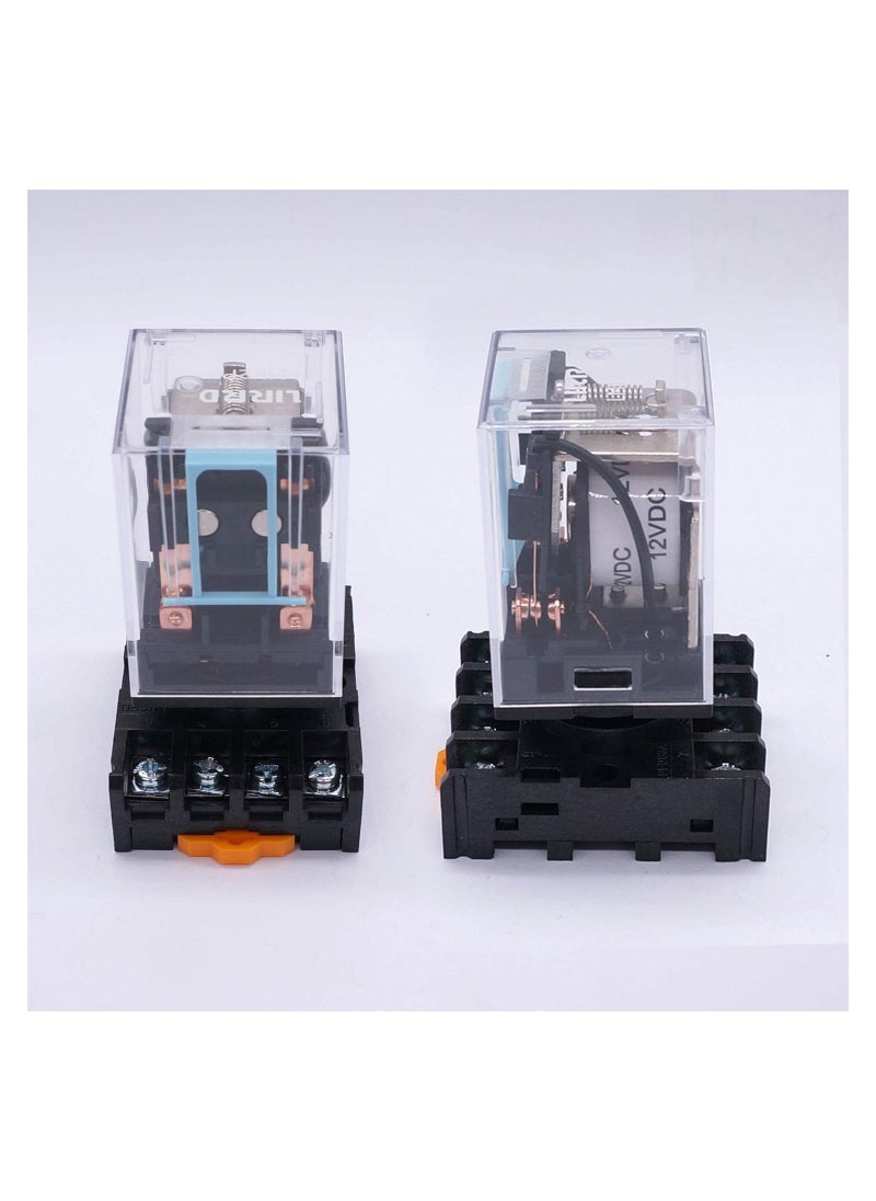 Generic - OMRON RELAY MK2P-I-12VDC 8PIN ROUND WITH SOCKET - Image 1