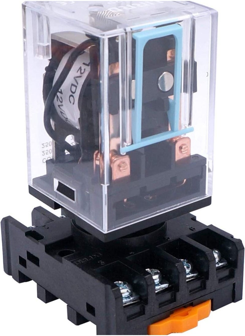 Generic - OMRON RELAY MK2P-I-12VDC 8PIN ROUND WITH SOCKET - Image 1