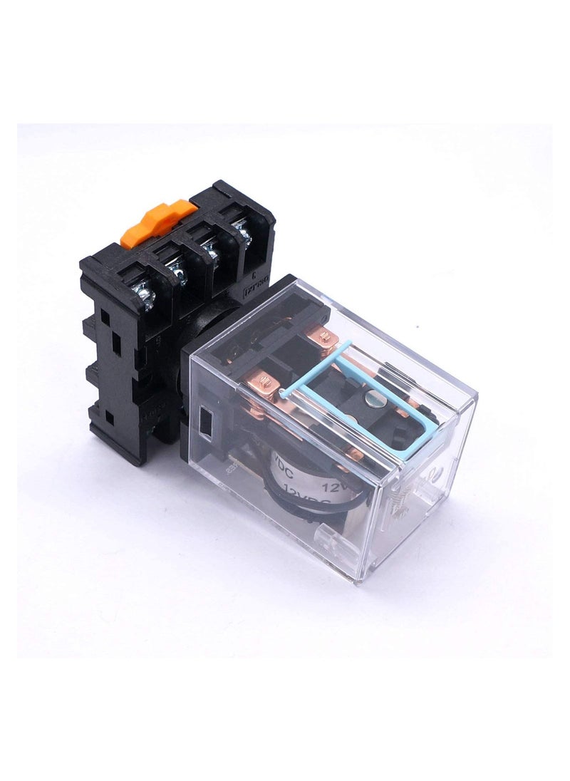 Generic - OMRON RELAY MK2P-I-12VDC 8PIN ROUND WITH SOCKET - Image 1