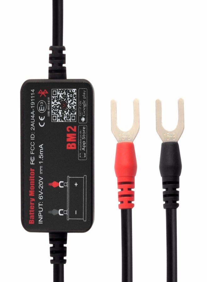 BLE Battery Monitor BM2 for Car 12V Battery Tester with Bluetooth Battery Sense Tester Battery Load Tester for Motorcycles/Boats/Cars/Trucks - Image 1