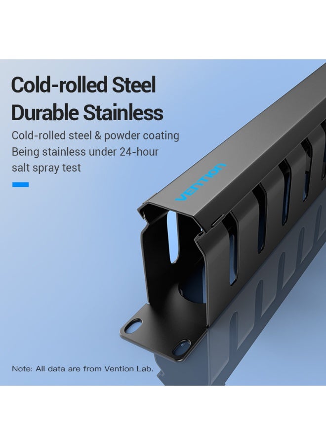 VENTION 24 U Cable Manager Black Model # KHAB0 - Image 3