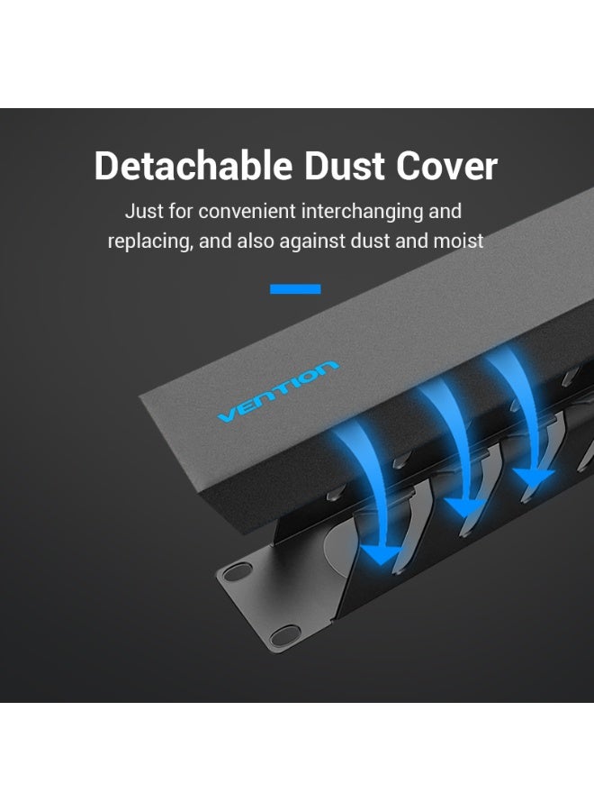 VENTION 24 U Cable Manager Black Model # KHAB0 - Image 5