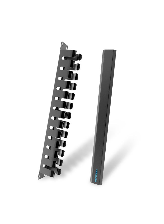 VENTION 24 U Cable Manager Black Model # KHAB0 - Image 1