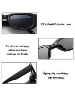 ShebSheb Rectangle Sunglasses for Women  - Image 4