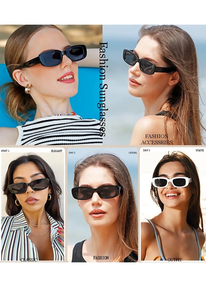 ShebSheb - Rectangle Sunglasses for Women - Image 1
