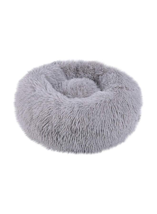 مورو مورو سرير كلاب مخملي تقويمي مع فراء ناعم وقاعدة بلاستيكية - عش مريح وقابل للغسل للحيوانات الأليفة - Image 1
