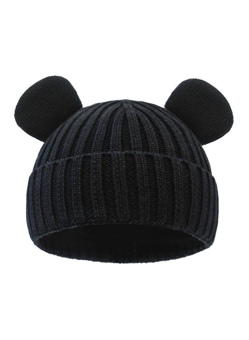 Adorable Warm Knit Beanie for Kids, Perfect Winter Hat for Boys and Girls, Cozy and Stylish - Image 1