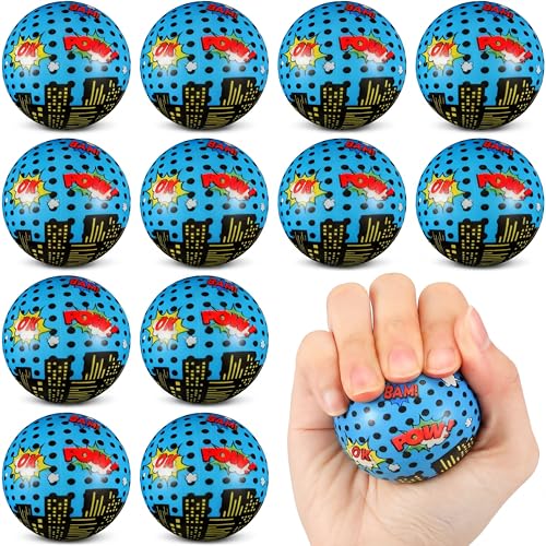Soulchen Comics Party Favors Stress Balls Sensory Fidget Toys Gifts for Kids Comics Birthday Party Favors Supplies Goodie Bag Stuffers - Image 1