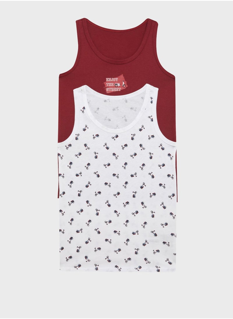 DeFacto - Boy 2 Piece Regular Fit Undershirt - Image 1