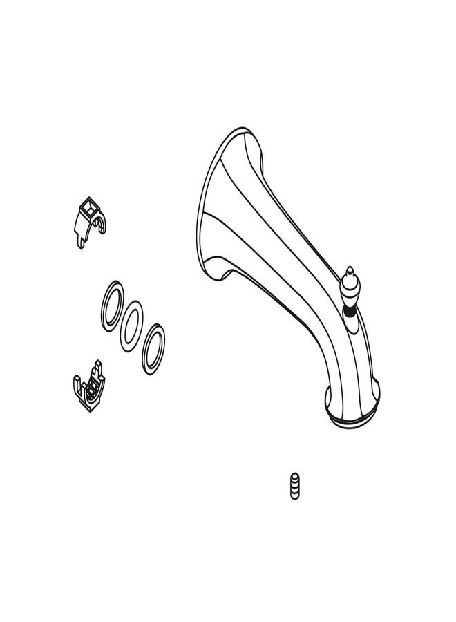 كوهلر قطعة غيار أصلية من KOHLER 1097031-BN، نيكل مصقول نابض بالحياة