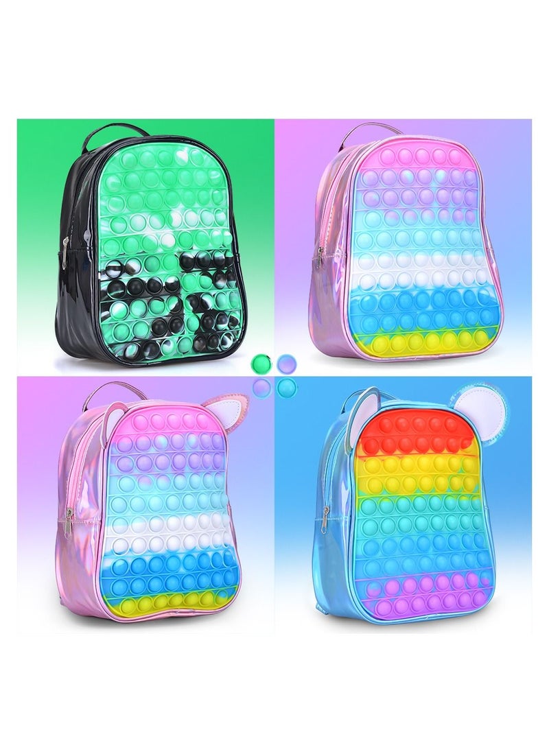Eazy Kids - Unicorn Pop-It Ears Bag - Pink - Image 1