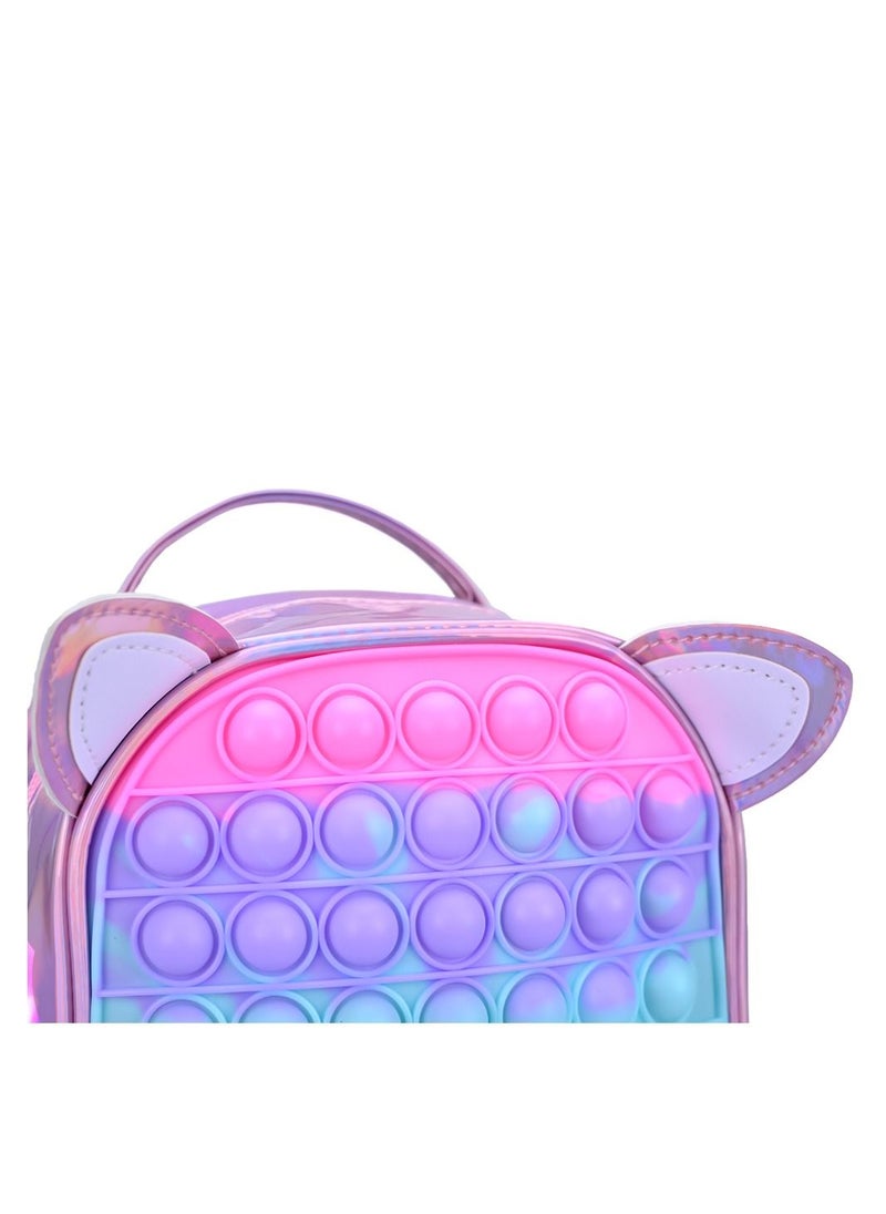 Eazy Kids - Unicorn Pop-It Ears Bag - Pink - Image 1