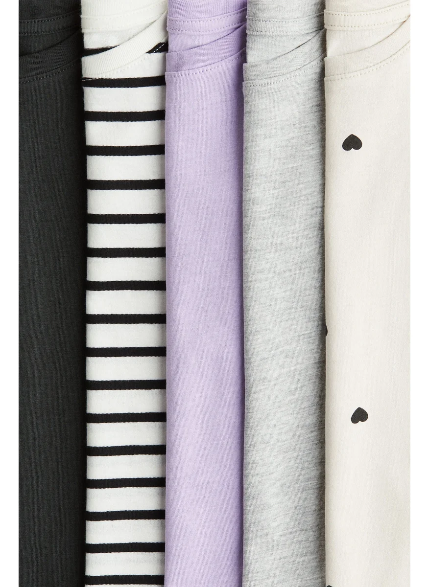 H&M 5-Pack Cotton T-Shirts