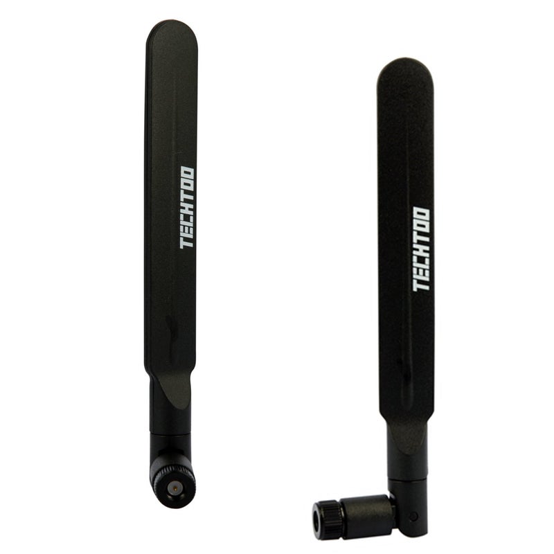 TECHTOO LTE Antenna 3G 4G Wide Band 700-2600Mhz GSM WiFi Antenna with SMA MALE Connector for CEP Router Hotspot Cellular Gateway Industrial IoT Router Trail Camera Game Camera Security Camera (2-Pack) - Image 2