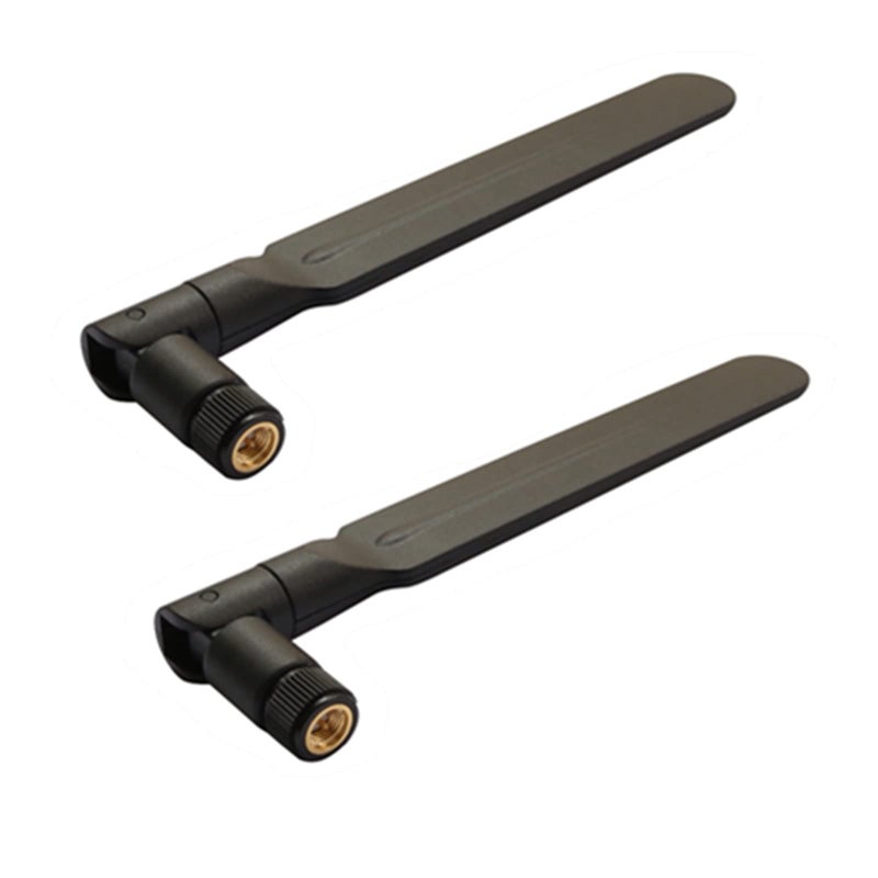 TECHTOO LTE Antenna 3G 4G Wide Band 700-2600Mhz GSM WiFi Antenna with SMA MALE Connector for CEP Router Hotspot Cellular Gateway Industrial IoT Router Trail Camera Game Camera Security Camera (2-Pack) - Image 1