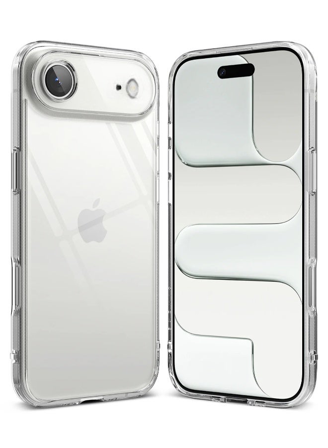 S-TOP Clear case for iPhone 17 Air - Drop protection, scratch resistant, anti-yellowing with dual-layer protection, slim and transparent design - Image 1
