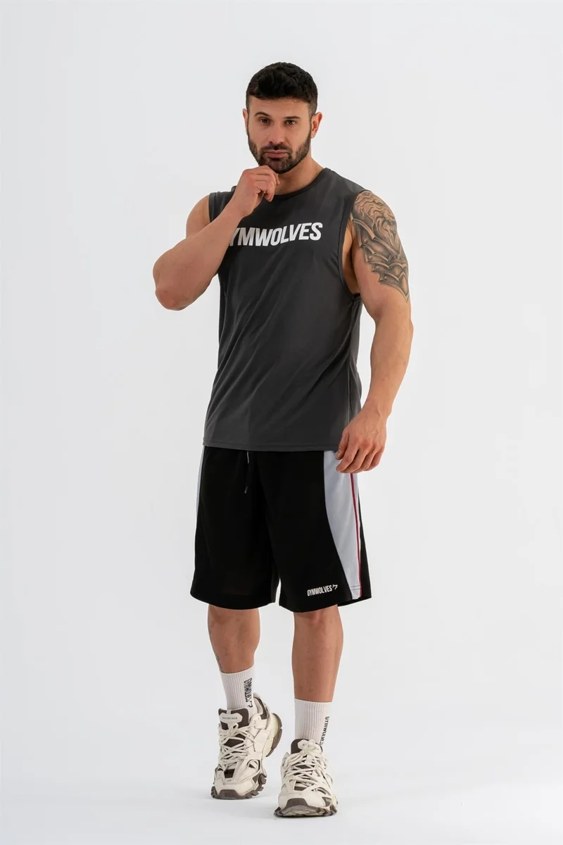 Gymwolves Men's Basketball Shorts | Black | Sports Shorts |