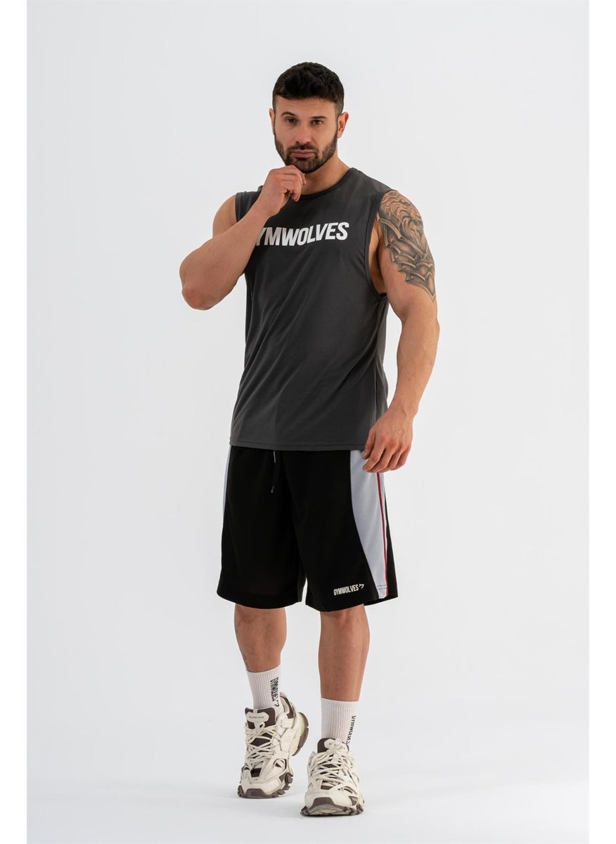 Gymwolves Men's Basketball Shorts | Black | Sports Shorts |  - Image 3