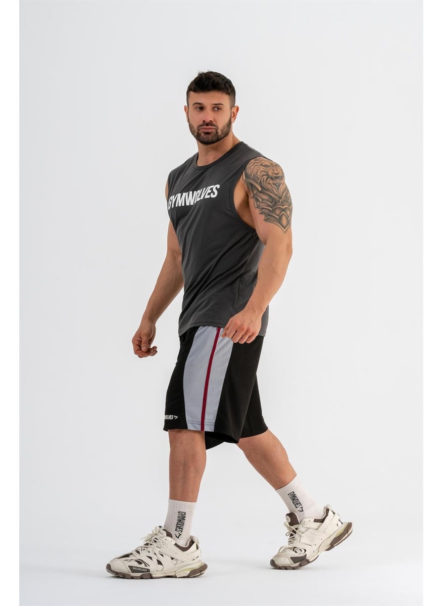 Gymwolves Men's Basketball Shorts | Black | Sports Shorts |  - Image 4