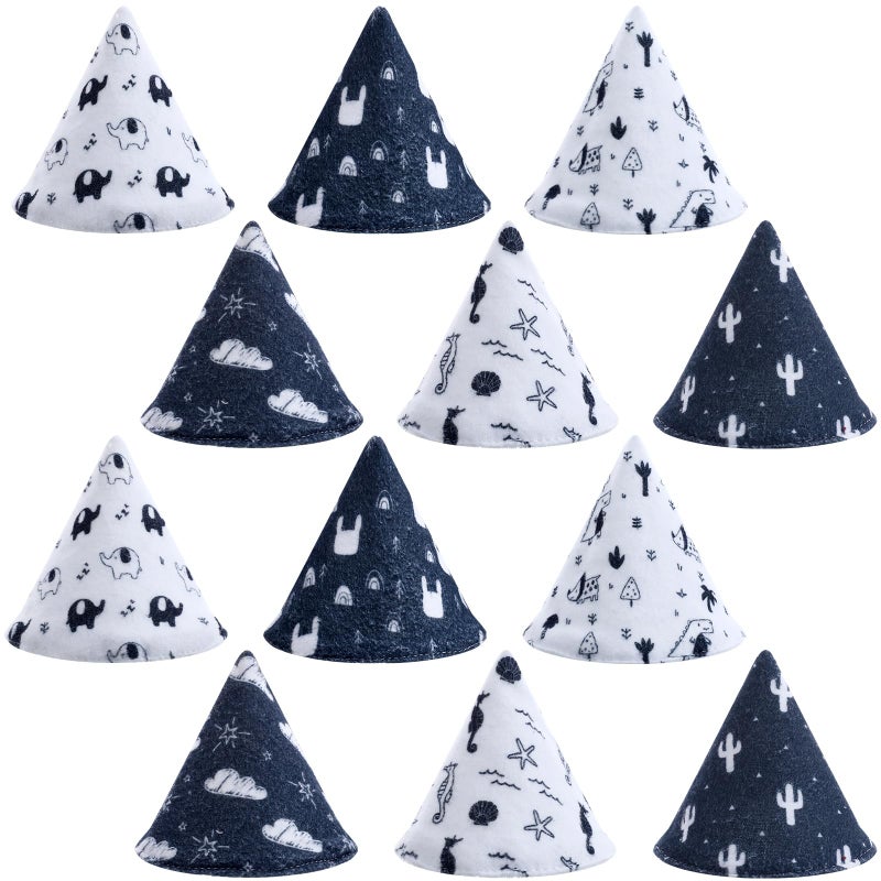 Yinkin 12 Pcs Baby Boy Pee Shield Cover Pee Tents Cap Reusable for Baby Water Absorption Diaper Changing Accessory for Boys Newborn Birthday Gift - Image 1