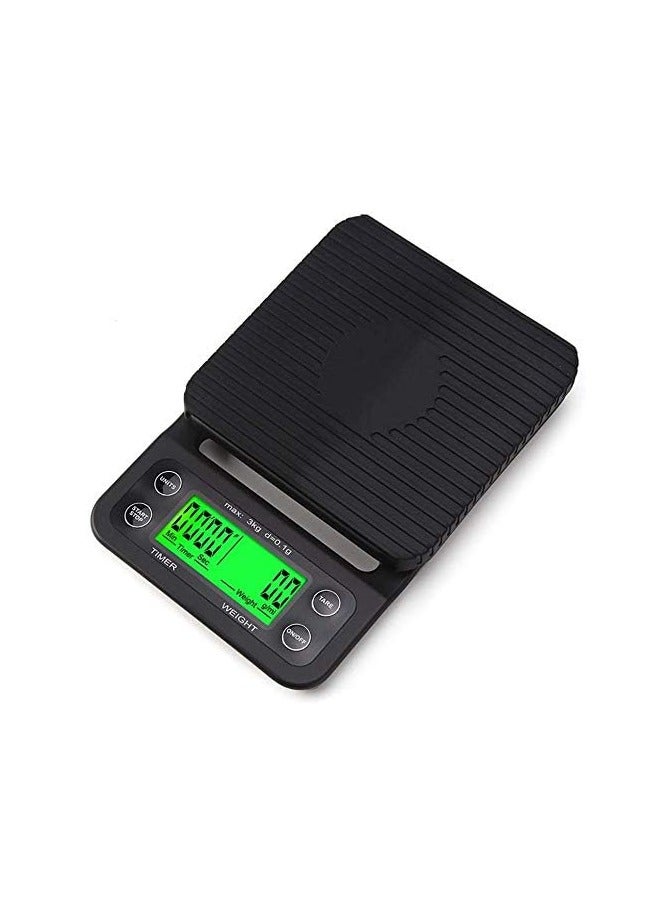 BLOOMING TIME Kitchen Tools Coffee Scale with Timer Digital Multifunction Weighing Scale - Image 1