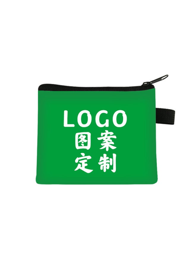 Generic Custom Polyester Coin Purse Student Key Canvas Card Holder Color Business Activity Storage Bag Wholesale-Color:20  - Image 1