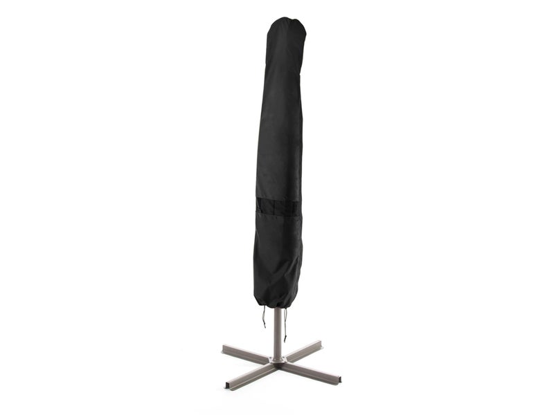 Covermates Cantilevered Umbrella Cover - Light Weight Material, Weather Resistant, Water Resistant Zipper, Outdoor Living Covers, 75 CIRCUMFERENCE x 120H, Black - Image 1