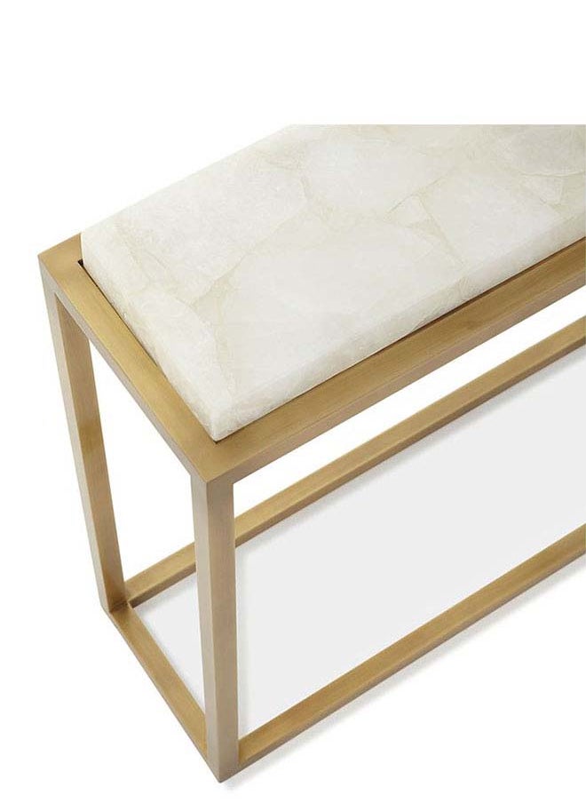 Furniture Factory Table-White & Gold M0679  - Image 2