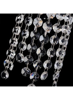 DANUBE HOME Danube Home Florio Crystal Wall Sconce For Living Room, Bed Room, Dining| Indoor Wall Light With 3 - G9 Socket(Bulb Not Included)| Metal+Crystal Frame, Chrome Finish - L28xW27xH280cm (1 Year Warranty)  - Image 4