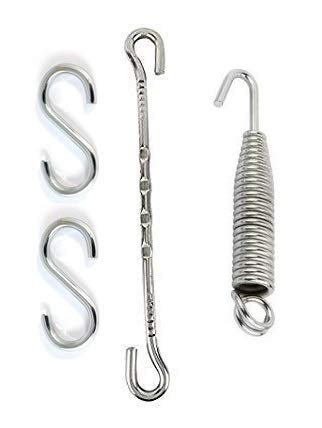 MHS Garden Zula Fittings for Hammock Porch Swings Kit of 1 Spring 1 Link 2 S Hooks - Image 1