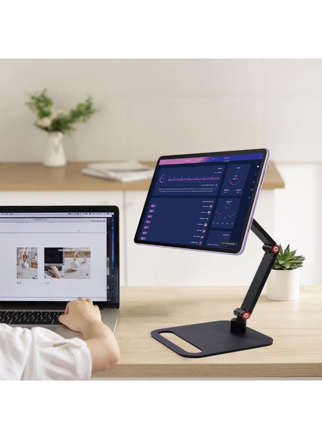 Arabest Magnetic Stand Tablet Holder, Portable Monitor Mount, Adjustable for Desk Bed Home Office, Magnetic Accessories for 16" iPad Pro 12.9, Air/Mini, Samsung Galaxy Tabs Z Fold - Image 4