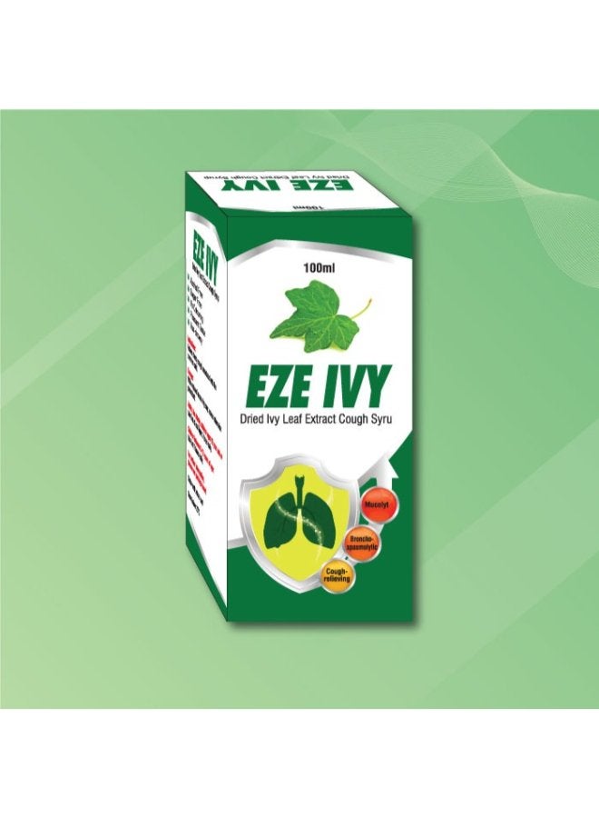شراب سعال إيزي آيفي - راحة طبيعية للسعال وراحة الجهاز التنفسي (100 مل)