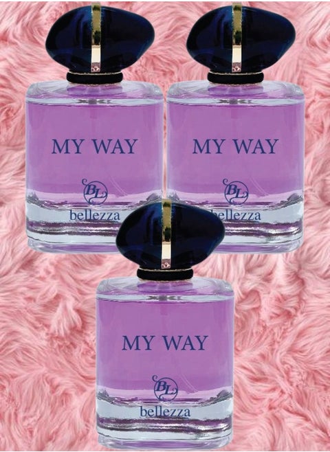 3 Pieces My Way Perfume 90ml EDP