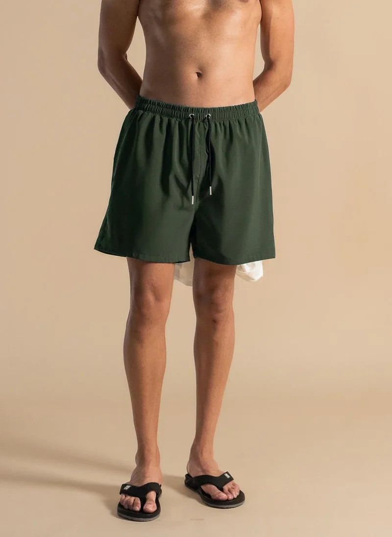 SHAPES DETAILED SWIMMING SHORTS