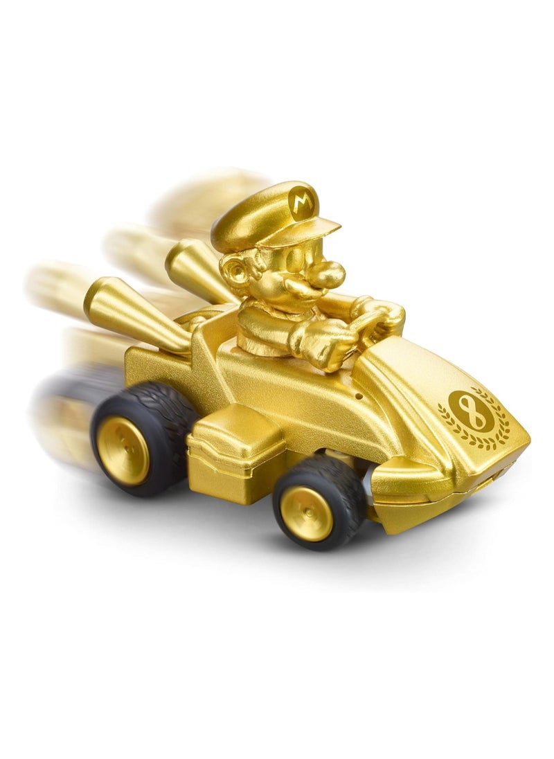 Carrera RC Mario Kart Mach 8 Mario Controllable Car, Gold (11 Pieces)  - Image 4
