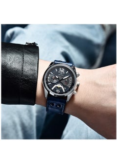 BENYAR Watches for Men Quartz Leather Water Resistant Watch  5171WTBU  - Image 3