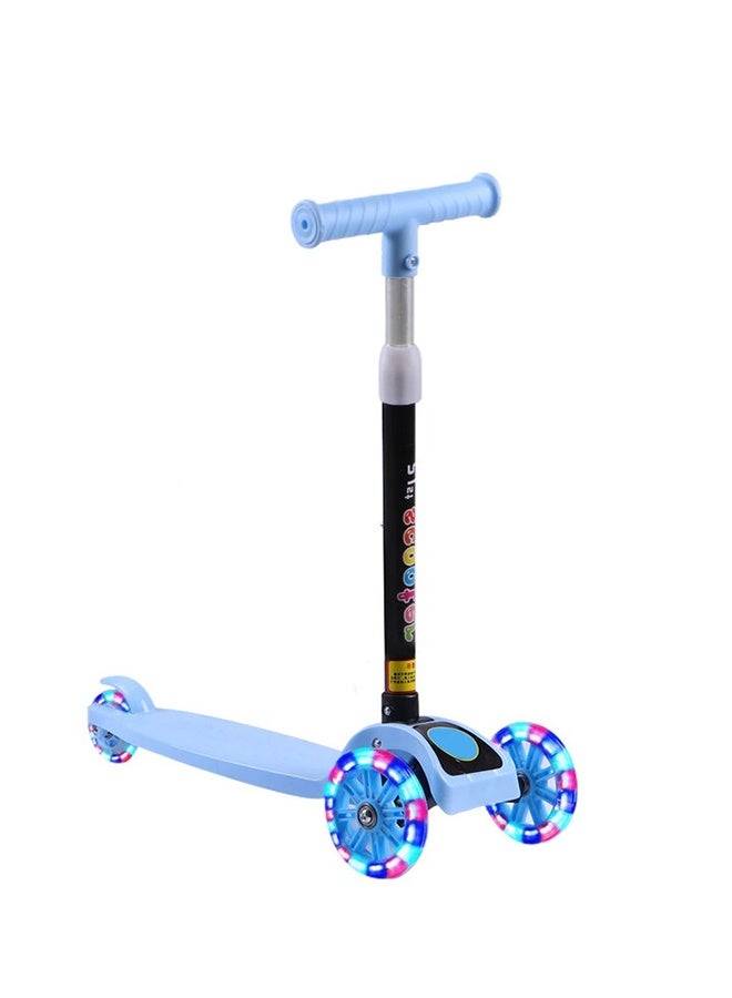 SF Portable Adjustable Kick Scooter Blue 26.5x14.46x51cm - Image 1