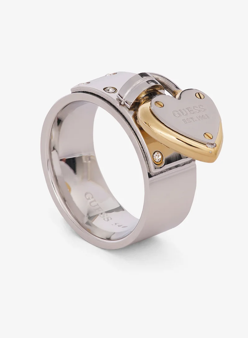 جس خاتم تعليقة قفل قلب