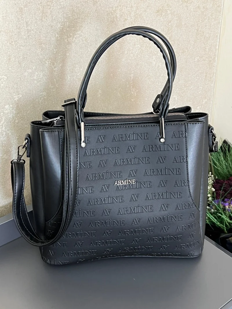 ARMINE ARM.208.SH.L Special Color Konbin Leather Ladies Handbag Designed as Hand and Shoulder Bag